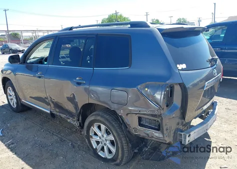 2012 Toyota Highlander Se V6 from USA, damaged, VIN 5TDBK3EH0CS103259